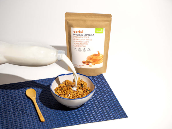 Organic Peanut Butter Protein Granola 6-Single Serve Pouches