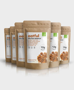 Organic Peanut Butter Protein Granola 6-Single Serve Pouches