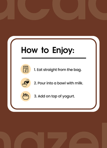 Organic Chocolate Protein Granola 6-Single Serve Pouches