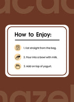 Organic Chocolate Protein Granola Bag
