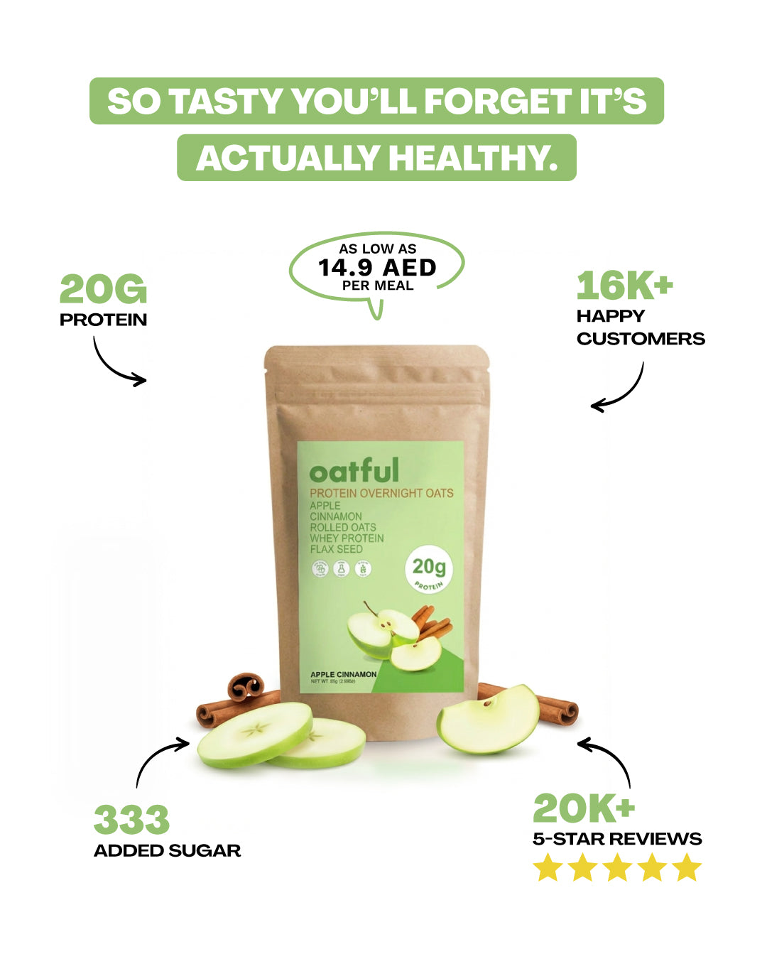 Apple Cinnamon 6-Single Serve Pouches