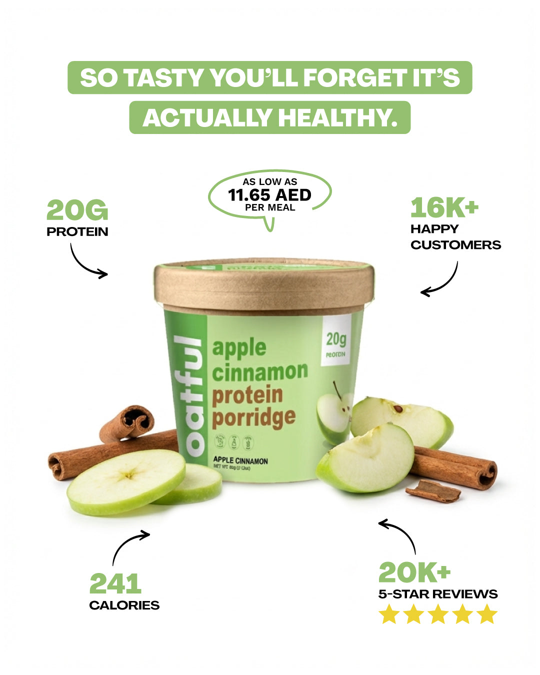 Apple Cinnamon - Pack of 6