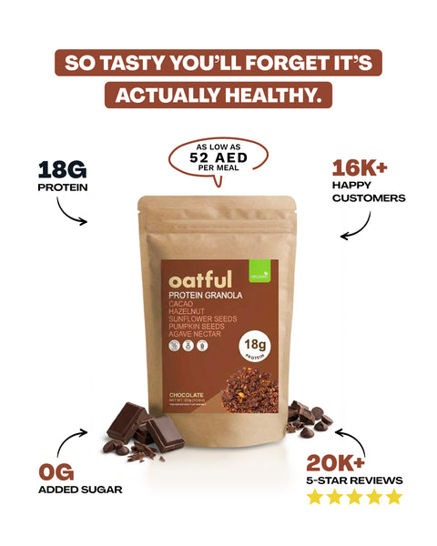 Organic Chocolate Protein Granola Bag