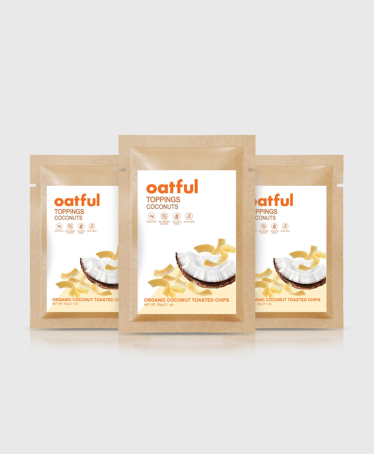 Organic Coconut Toasted Chips Topping Bundle