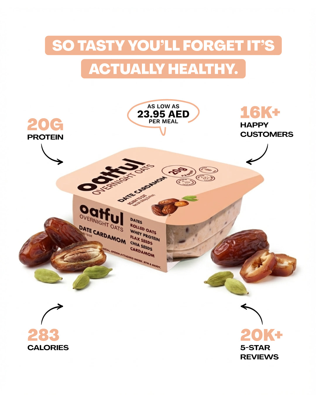 Date Cardamom 6-Pack