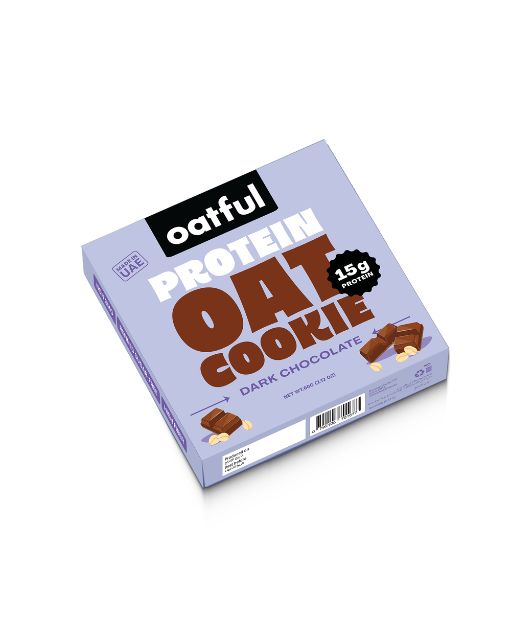 Dark Chocolate Protein Oat Cookie