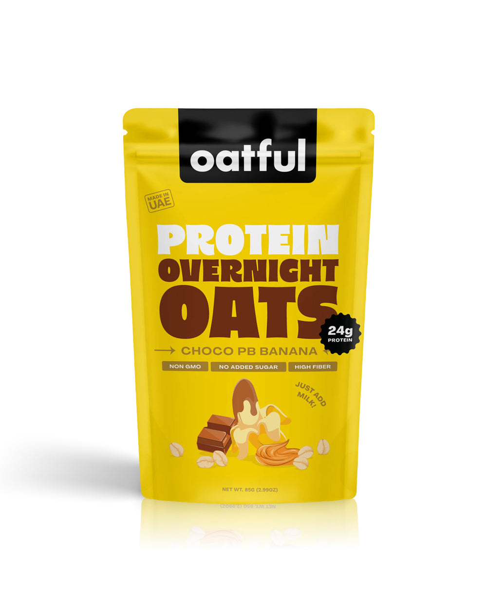 Choco PB Banana Overnight Oats — Single Pouch