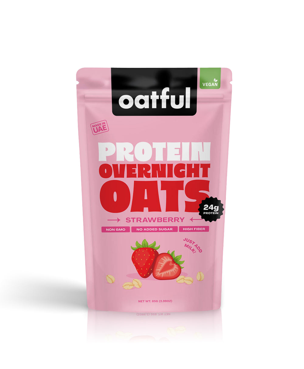 Strawberry Protein Overnight Oats