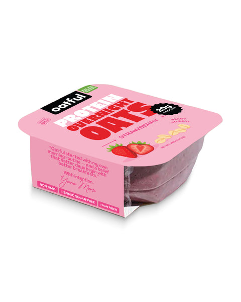 Strawberry Ready-to-Eat Oats — Single Pot