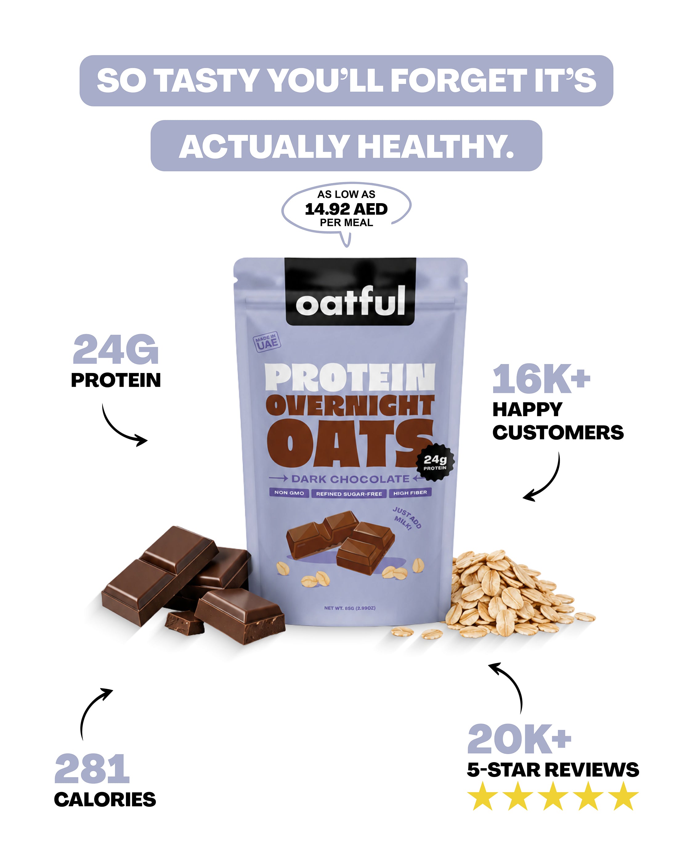 Dark Chocolate 6-Single Serve Pouches