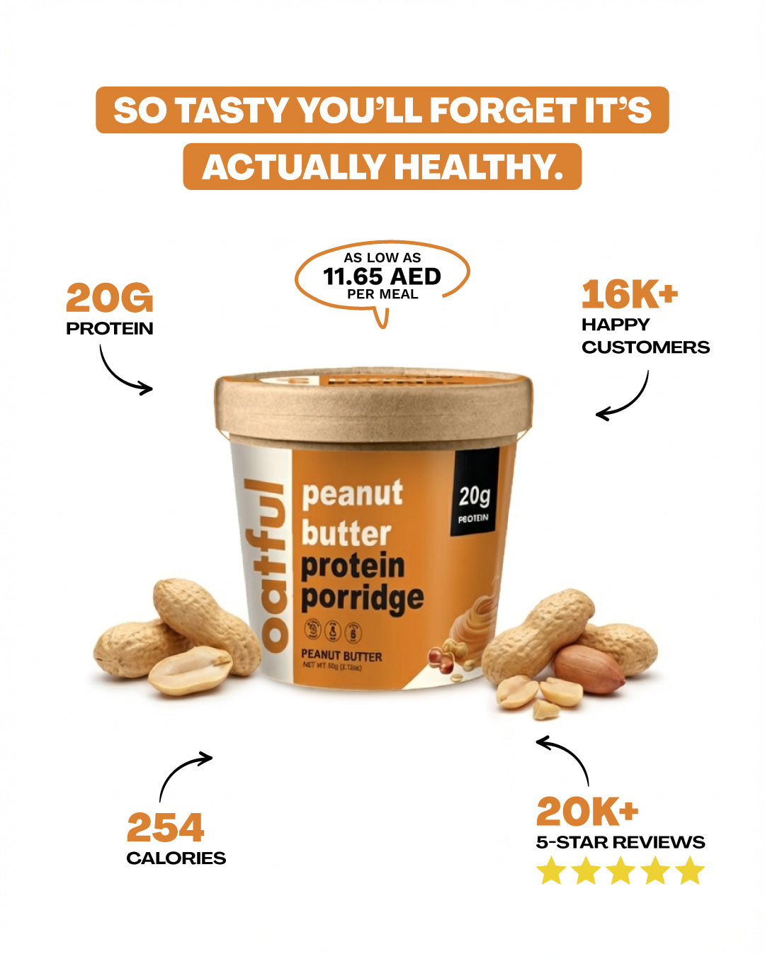 Peanut Butter - Pack of 6