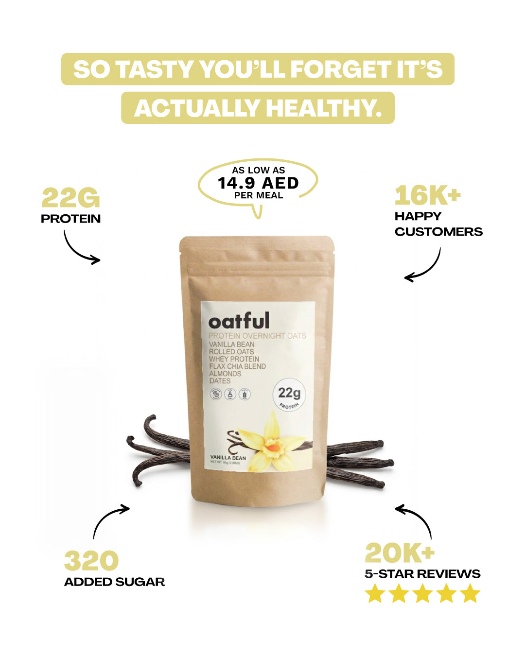 Vanilla Bean 6-Single Serve Pouches